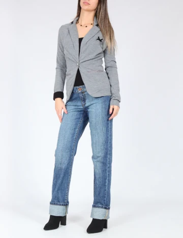 Sacou Bershka, gri Gri