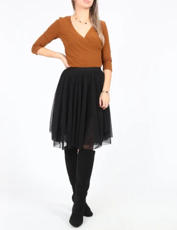 Fusta Bershka, negru