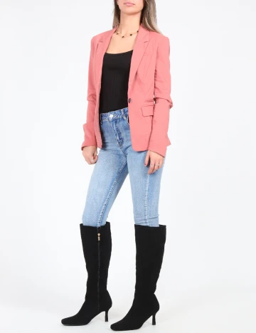 Sacou Bershka, roz Roz