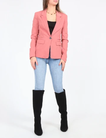 Sacou Bershka, roz Roz