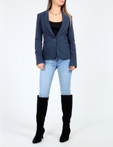 Sacou Bershka, albastru