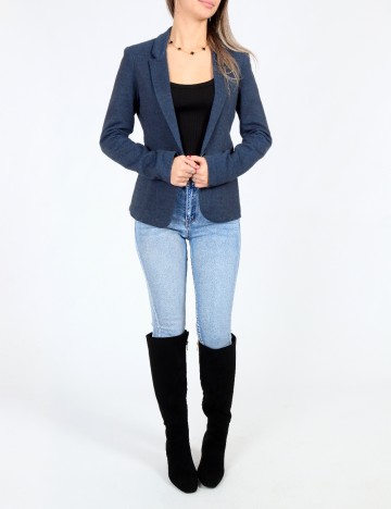 Sacou Bershka, albastru