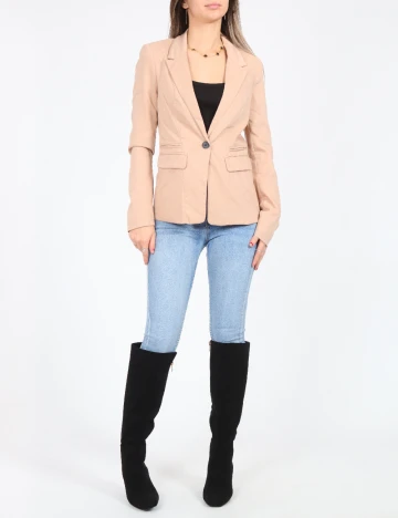 Sacou Bershka, crem Crem