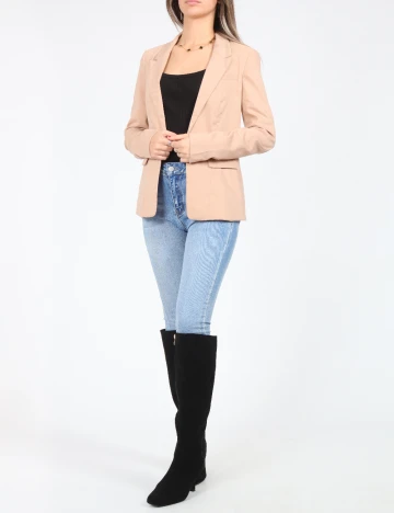 Sacou Bershka, crem Crem