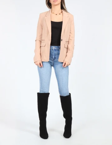 Sacou Bershka, crem Crem