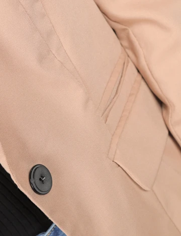 Sacou Bershka, crem Crem