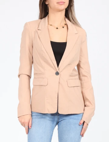 Sacou Bershka, crem Crem