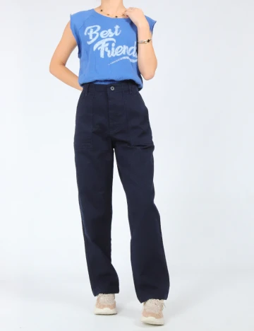 Pantaloni Zara, albastru