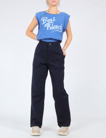 
						Pantaloni Zara, albastru