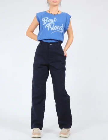 Pantaloni Zara, albastru