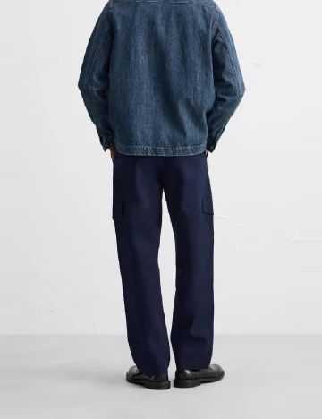 Pantaloni Zara, bleumarin