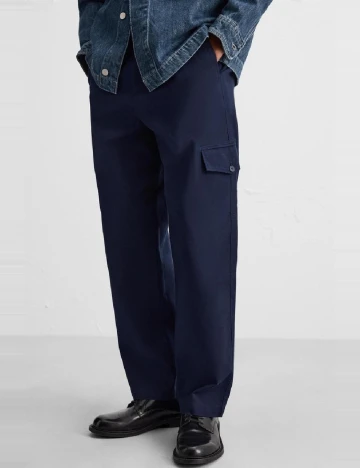 Pantaloni Zara, bleumarin