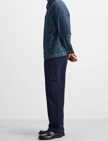 Pantaloni Zara, bleumarin
