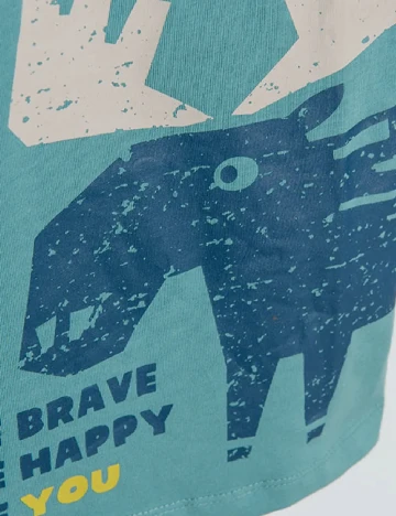 Tricou Cool Club, turcoaz