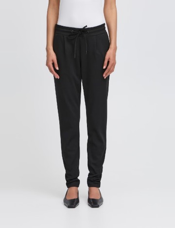 Pantaloni Ichi, negru