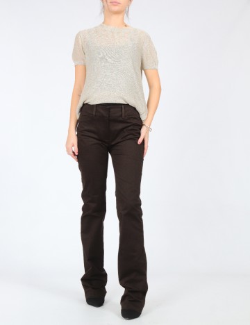 
						Pantaloni Zara, maro