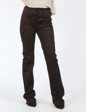 Pantaloni Zara, maro