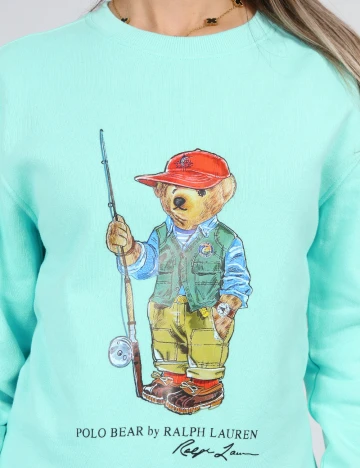 Bluza Polo Ralph Lauren, turcoaz
