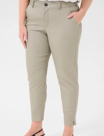 Pantaloni Kaffe Curve, bej