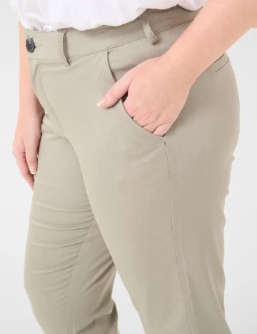 Pantaloni Kaffe Curve, bej