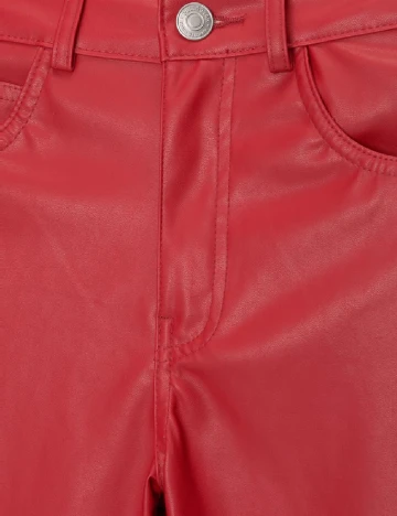 Pantaloni Pull&Bear, rosu Rosu