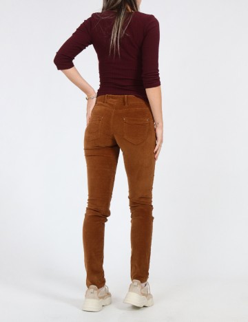 Pantaloni Zara, maro