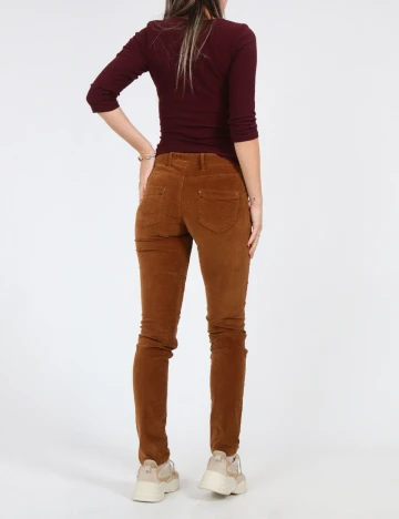 Pantaloni Zara, maro