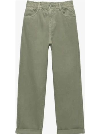 Pantaloni Pull&Bear, verde