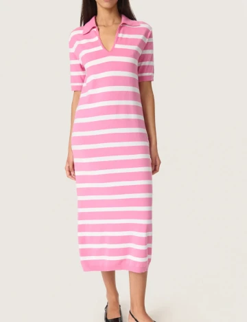 Rochie medie Soaked In Luxury, roz Roz