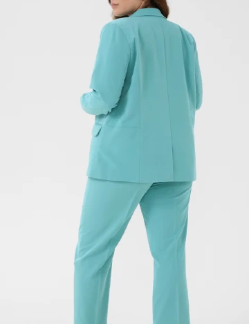 Sacou Kaffe Curve, turcoaz Albastru