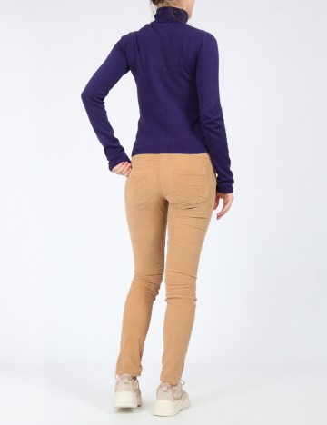 Pantaloni Zara, maro