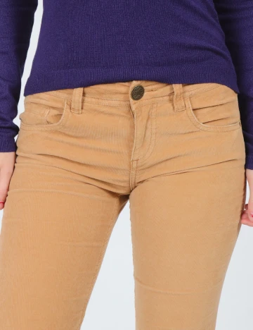 Pantaloni Zara, maro