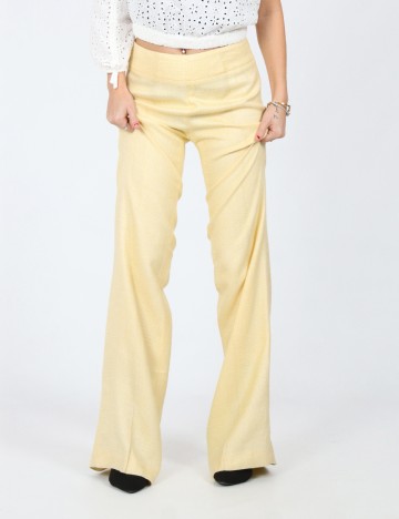 Pantaloni Zara, galben