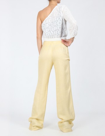 Pantaloni Zara, galben