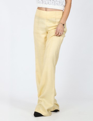 Pantaloni Zara, galben