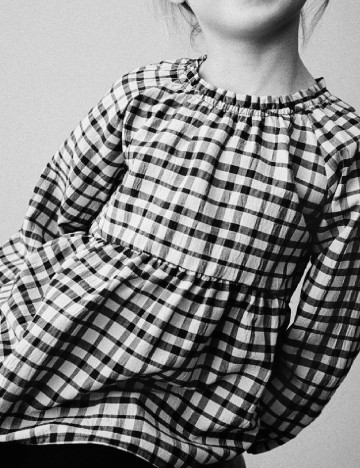 Bluza Zara, bej/negru