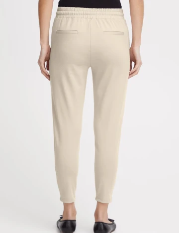 Pantaloni Ichi, crem