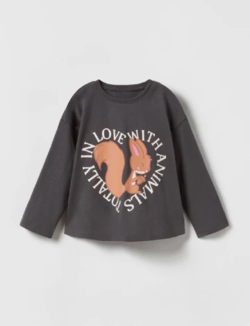 Bluza Zara, gri inchis