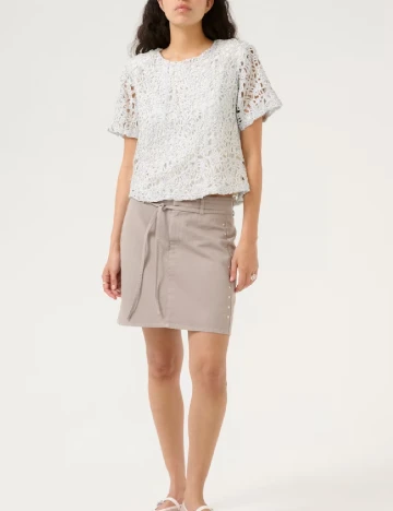 Bluza Karen By Simonsen, argintiu Gri