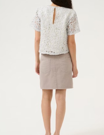 Bluza Karen By Simonsen, argintiu