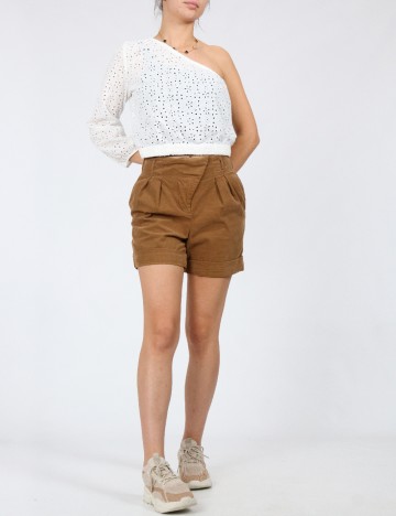 Pantaloni scurti Zara, maro