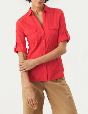 
						Camasa Part Two, rosu