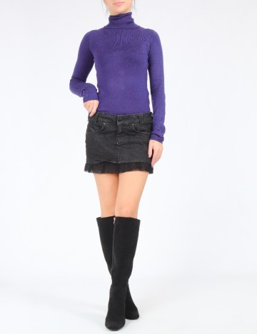 Fusta Bershka, negru