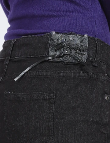 Fusta Bershka, negru Negru