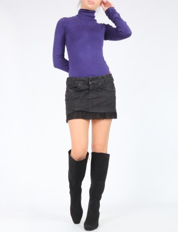 Fusta Bershka, negru