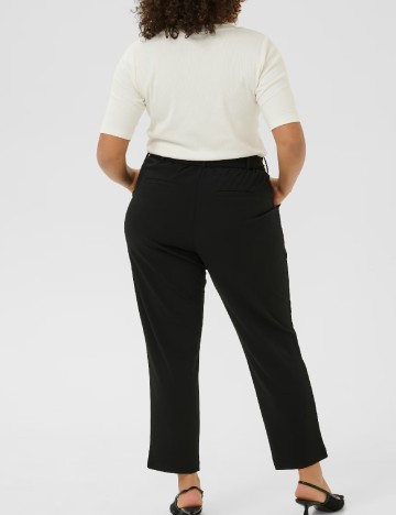 Pantaloni Kaffe Curve, negru