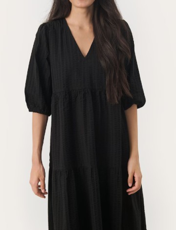 Rochie lunga Part Two, negru