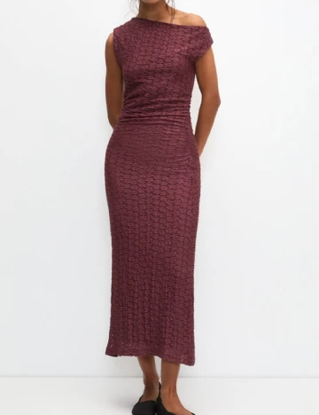 Rochie medie Pull&Bear, pruna Mov