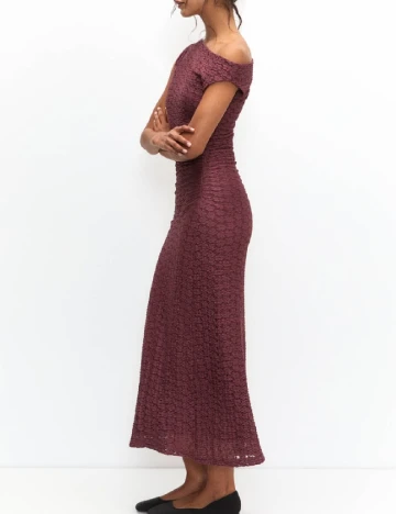 Rochie medie Pull&Bear, pruna Mov