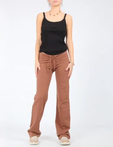 Pantaloni Zara, maro